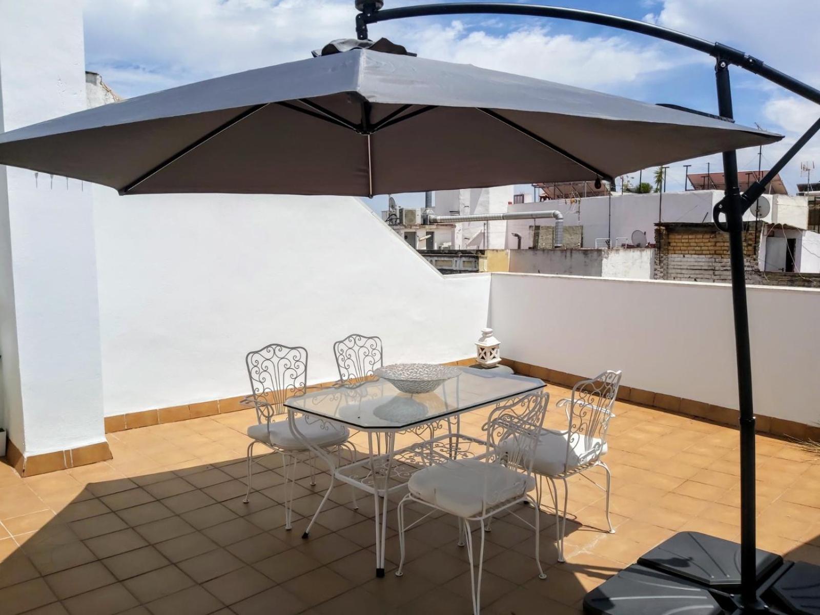 Triana Procurador Con Terraza Privada Leilighet Sevilla Eksteriør bilde